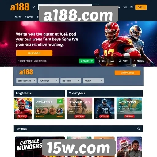 A análise da interface do usuário no a188.com